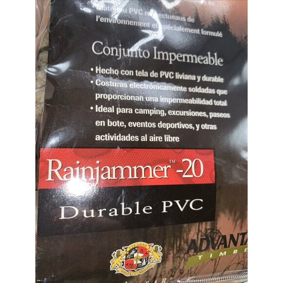 Stearns Camo Rainsuit Unisex Sizing Pants And LS Hooded Jacket Large NIB - Picture 2 of 14